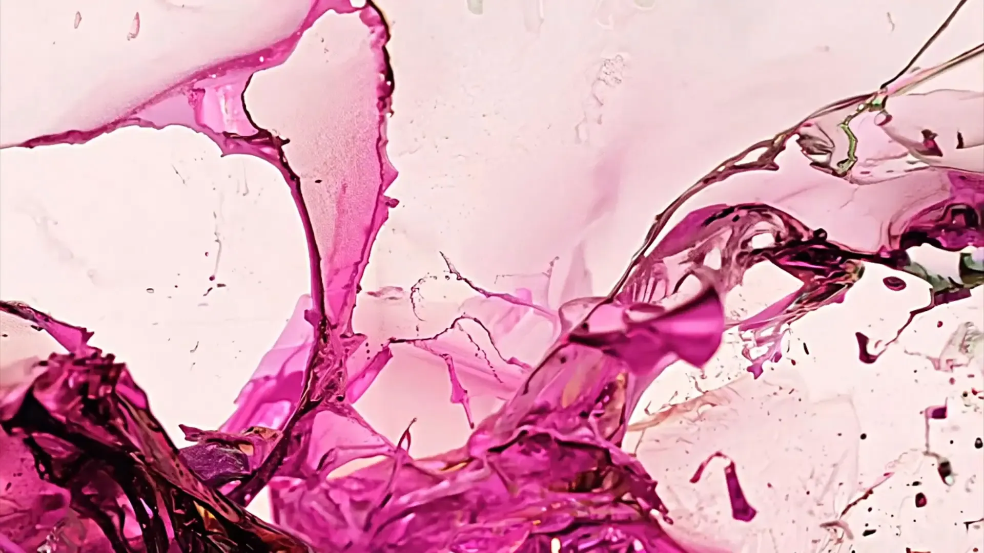 Dynamic Pink Fluid Art Overlay for Modern Art Exhibition Videos